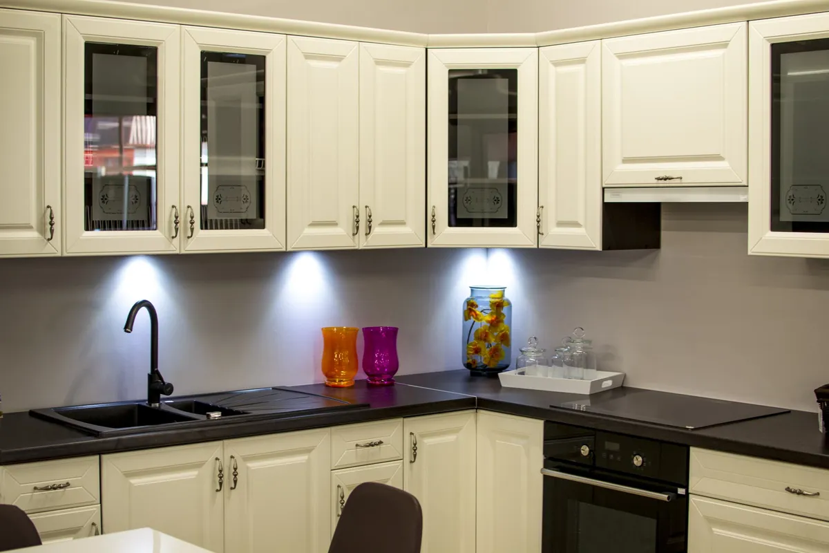 Cabinet refinishing, factory-smooth